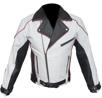 Mens Leather Jackets Biker Jacket Motorbike Leather Moto Jacket Leather Motorcycle Jacket