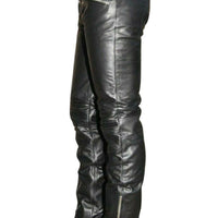 Mens Black Leather Pants Biker Motorcycle Pants Mens Leather Trousers Leather Jeans Men