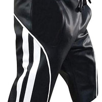 Mens Black Leather Shorts Summer Training Shorts BLUF - Ornate Impact