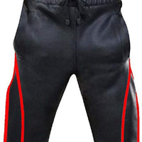 Mens Black Leather Shorts Summer Training Shorts BLUF - Ornate Impact