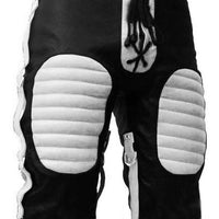 Mens Black Red Blue White Leather Shorts Summer Quilted Shorts Puffer Shorts BLUF - Ornate Impact