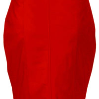 Red Leather Skirt Victorian Skirt Leatherette Skirts Leather Pencil Skirt Long Leather Skirt