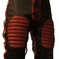 Mens Black Red Blue White Leather Shorts Summer Quilted Shorts Puffer Shorts BLUF - Ornate Impact