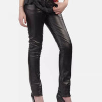 Black Leather Pants Women Leatherette Pants Leather Trousers Women Leather Jeans Women