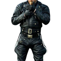 Mens Black Leather Pants Men Leather Pants Mens Leather Trousers Motorbike Leather Jeans Men