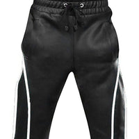 Mens Black Leather Shorts Summer Training Shorts BLUF - Ornate Impact