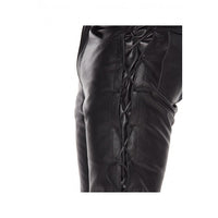 Mens Black Leather Pants Motorcycle Pants Mens Leather Trousers Leather Jeans Men