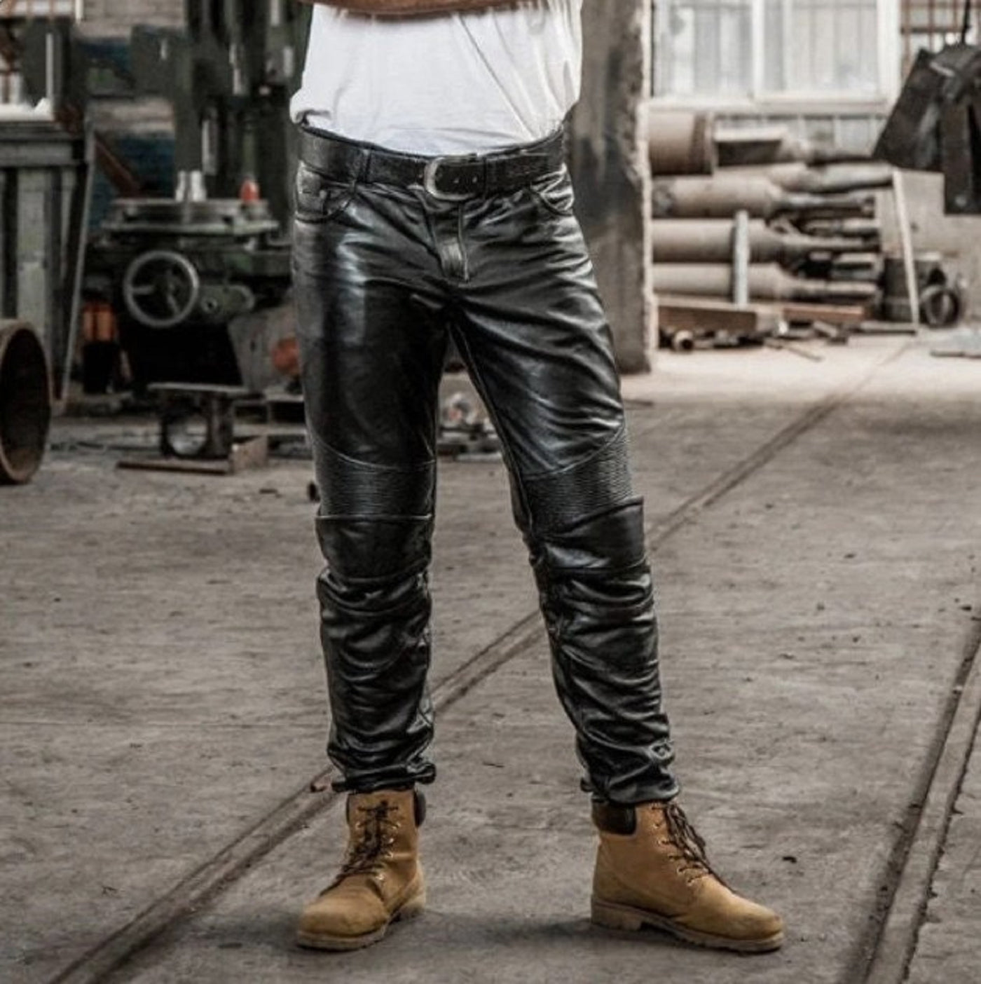 Mens Black Leather Pants Motorbike Leather Guy Pants Mens Leather Trousers Leather Jeans Men