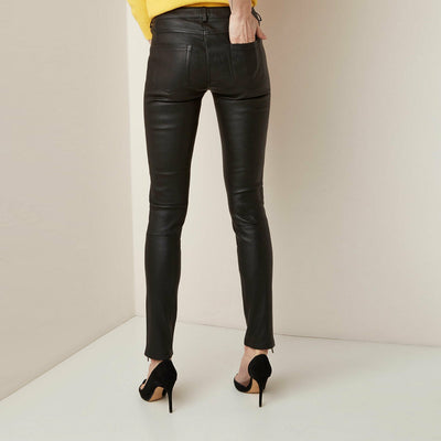 Black Leather Pants Women Black Leather Trousers Women Leatherette Pants Leather Jeans Women