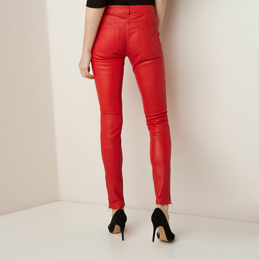 Women Leather Pants Leather Trousers Women Leatherette Pants Leather Jeans Women