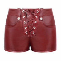 Women Leather Skirt Leatherette Skirts Red Leather Skirt Leather Mini Skirt