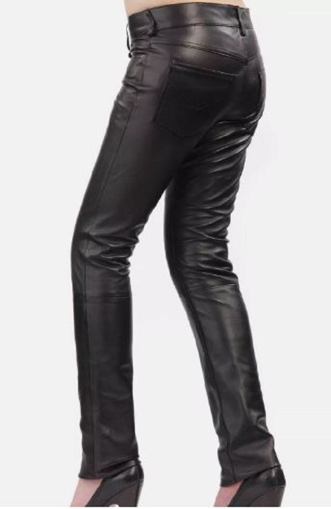 Black Leather Pants Women Leatherette Pants Leather Trousers Women Leather Jeans Women