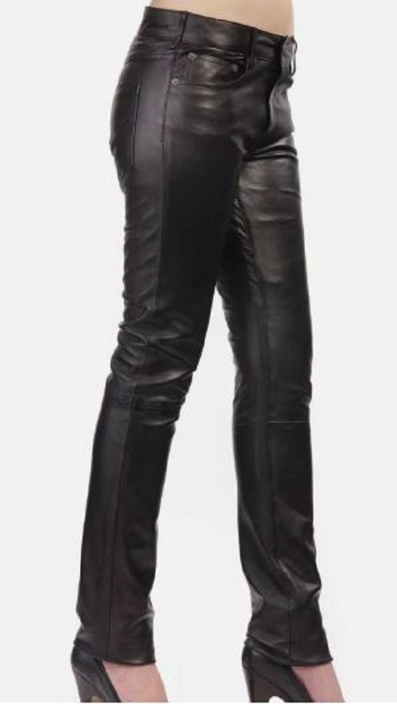 Black Leather Pants Women Leatherette Pants Leather Trousers Women Leather Jeans Women