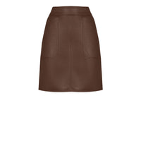 Brown Leather Skirt Women Leather Skirts Long Leather Skirt Leatherette Skirts Leather Maxi Skirt